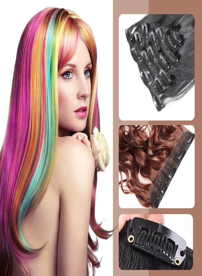 TNJPSEK 50 Pack Weave Clips for Hair Extensions, 2 Set Stainless Steel U-Shape DIY Needle & Thread Kit, 32mm 6-Teeth Snap Clips for Secure Wig & Extension Attachment (Black & Brown) - Image 5